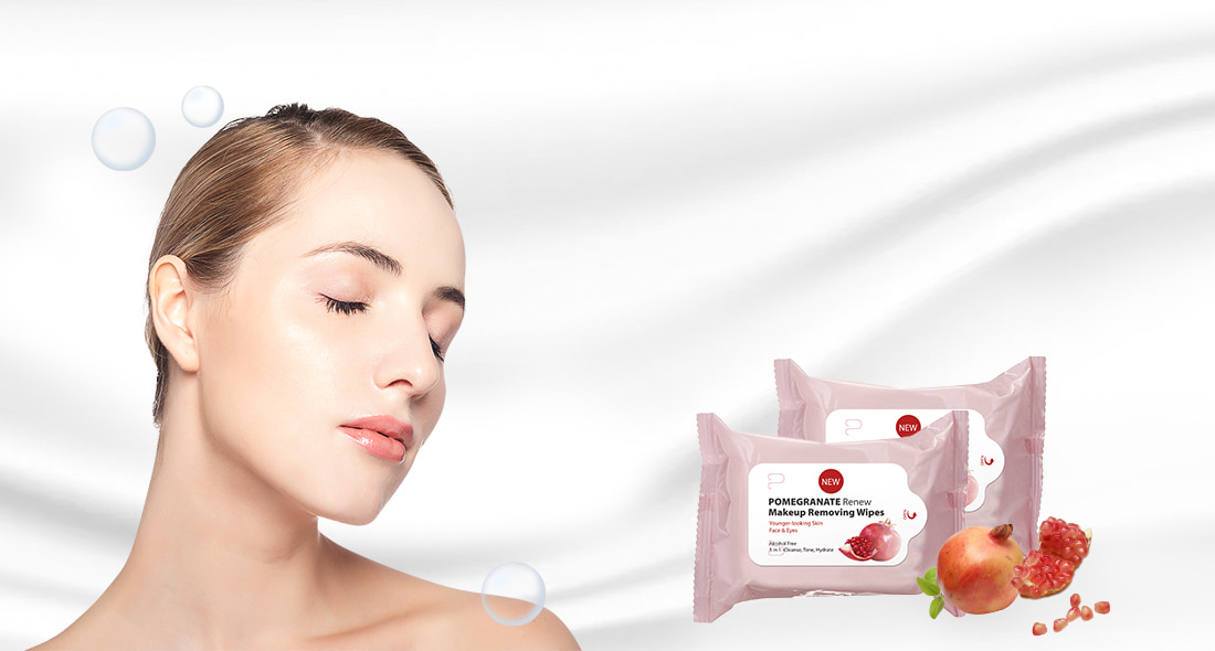 Pomegranate Creamy Facial Wipes